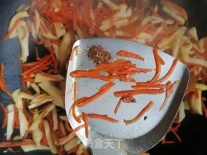 Make Carrot, abalone step 6