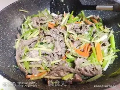 Make Celery beef step 6