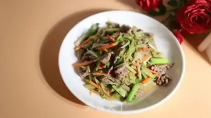 Make Celery beef step 7