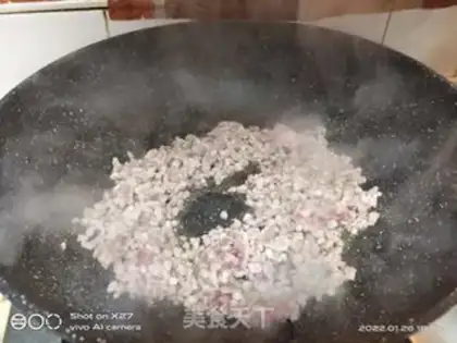 Make Carrot and meat step 1