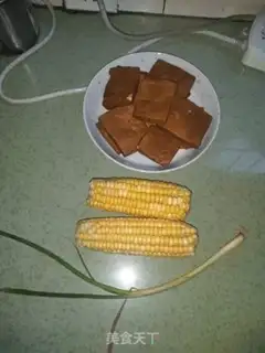 Make Corn tofu dry step 0