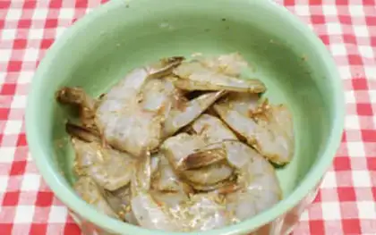 Make Vanilla shrimp step 2