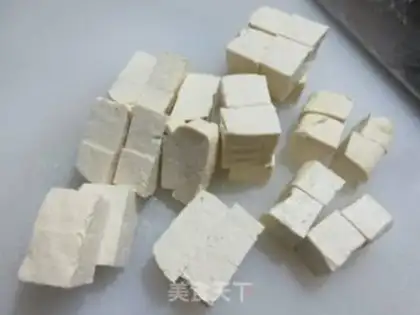 Make ♪ Yellow tummy tofu ♪ step 1