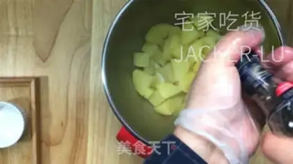 Make Potato fries step 1