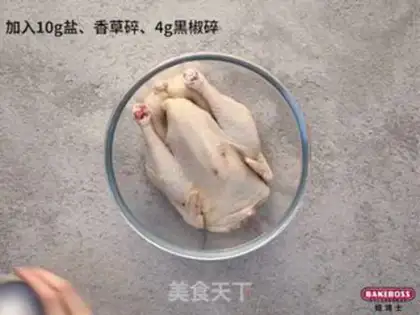 Make Gold vanilla roast chicken step 1
