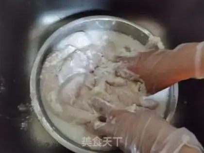 Make The cabbage powdered with the souffle step 0
