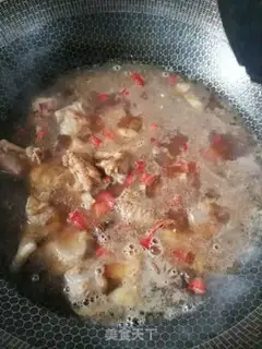 Make Potato burn ribs step 5