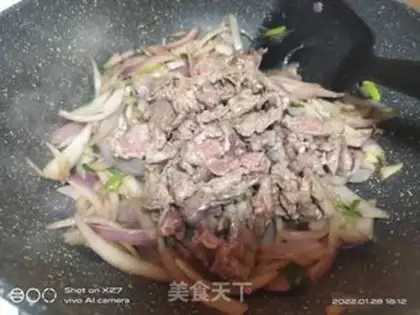 Make Onion beef step 4