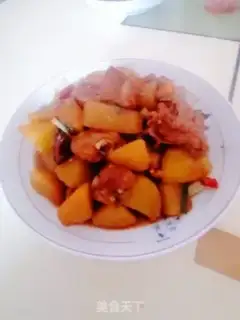 Make Potato burn ribs step 9