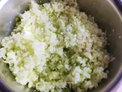 Make Pork, shrimp, cabbage step 6