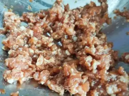 Make Pork, shrimp, cabbage step 8