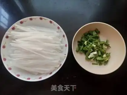 Make Clear the radish step 0