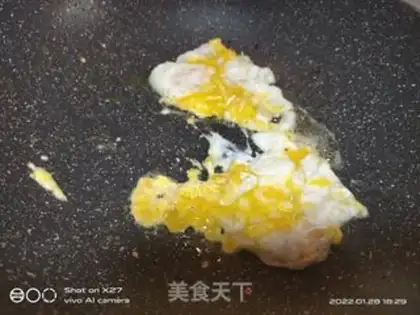Make Carrot egg fried rice step 2