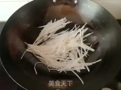 Make Clear the radish step 1