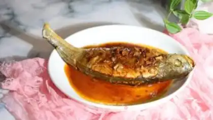 Make Red-burned yellow fish step 6
