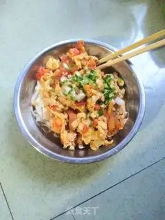 Make Tomato eggs for noodles step 12