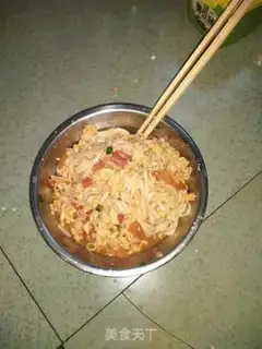 Make Tomato eggs for noodles step 13