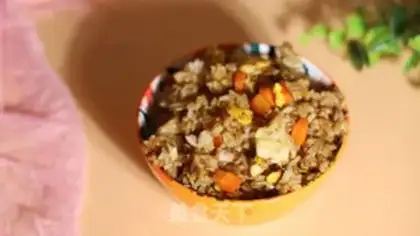 Make Carrot egg fried rice step 7