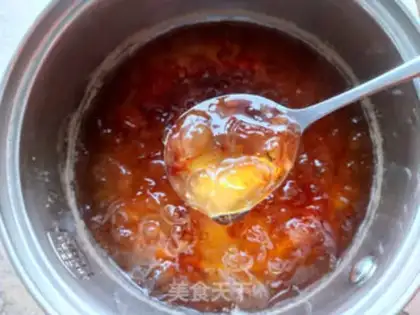 Make Mango peach cream tea step 3