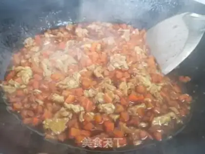 Make Carrot egg noodles step 0