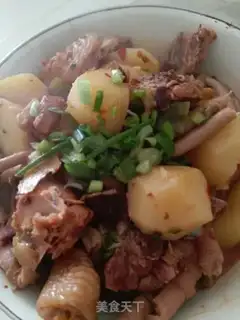 Make Potato chicken step 5
