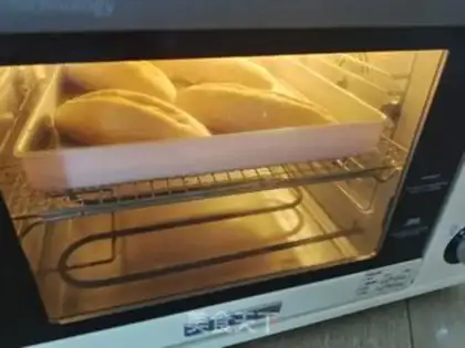 Make Red sugar buns step 11