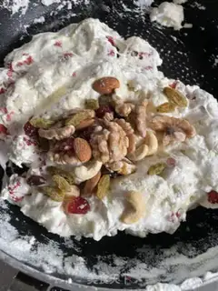 Make Strawberry nuts and sugar step 2