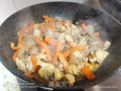 Make Carrot chicken step 7