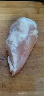 Make Chicken breast fried Dutch beans step 1