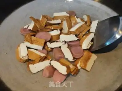 Make Sausage fried sausage step 4