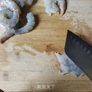 Make Shrimp ball step 1