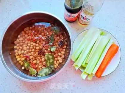 Make Cream with peanuts step 0