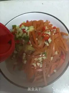 Make Green peas with carrots step 8