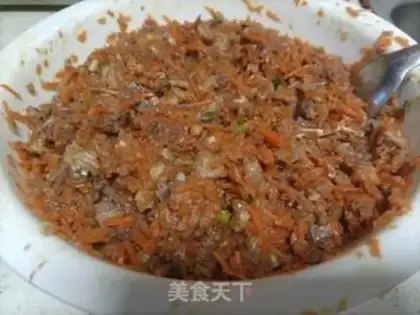 Make Carrot beef buns step 21