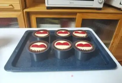 Make Cake of love step 8