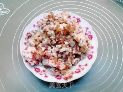 Make Onion onions, mushroom dumplings step 4