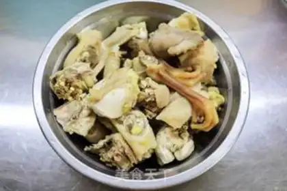 Make Red chicken tofu step 2