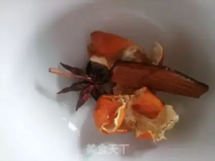 Make Red burning pig hoof step 1