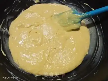 Make Coconut zebra zebra cake step 2
