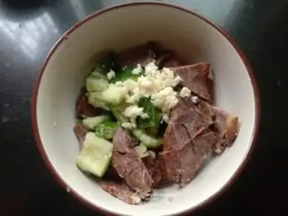 Make cucumber with halogen step 1