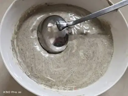Make Coconut zebra zebra cake step 6