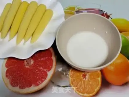 Make Orange juicy corn step 5