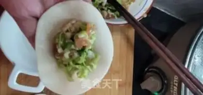 Make Pork dumplings step 5