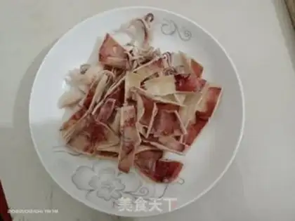 Make Boiled squid step 2