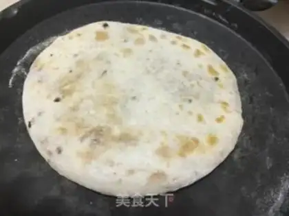 Make Sesame sauce red sugar pancakes step 9