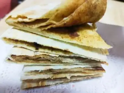 Make Sesame sauce red sugar pancakes step 12