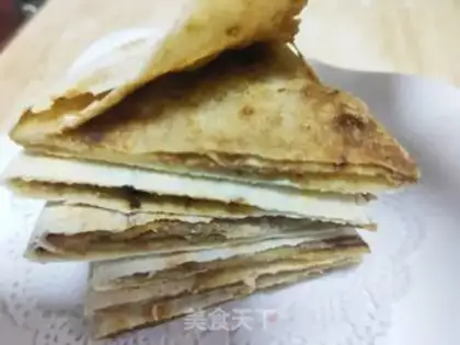Make Sesame sauce red sugar pancakes step 13