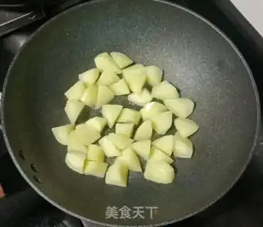 Make Five flowers with potatoes step 6
