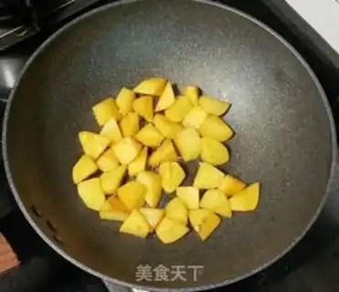 Make Five flowers with potatoes step 7