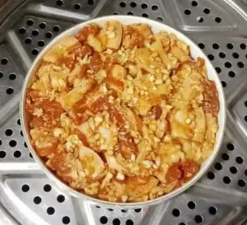 Make Five flowers with potatoes step 10